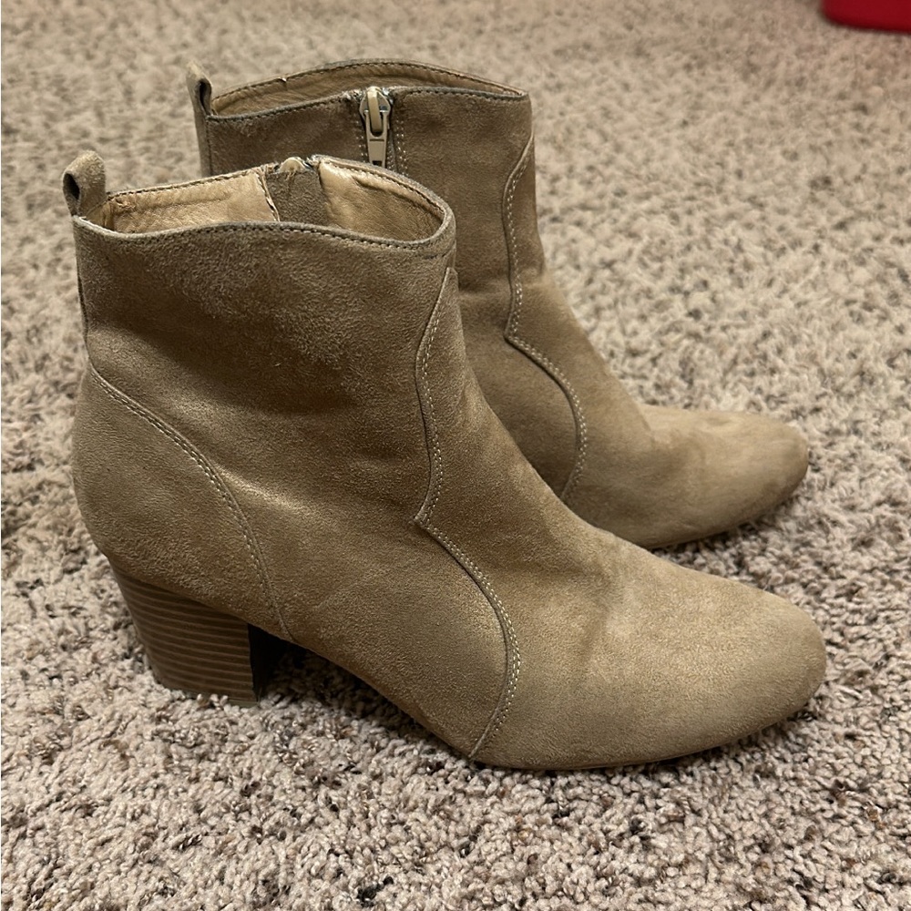 Tan booties - Picture 2 of 3